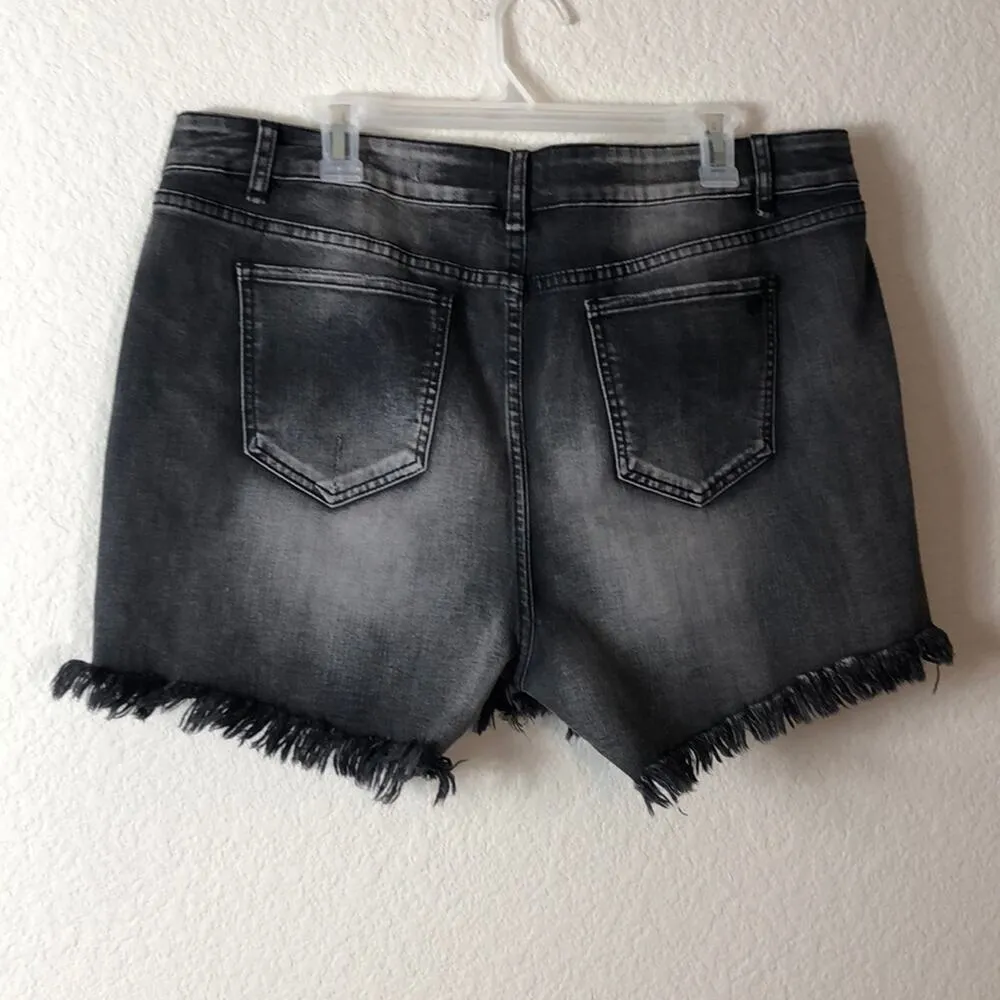 William Rast black flower patch shorts festival summer vacation bohemian beach - Image 4