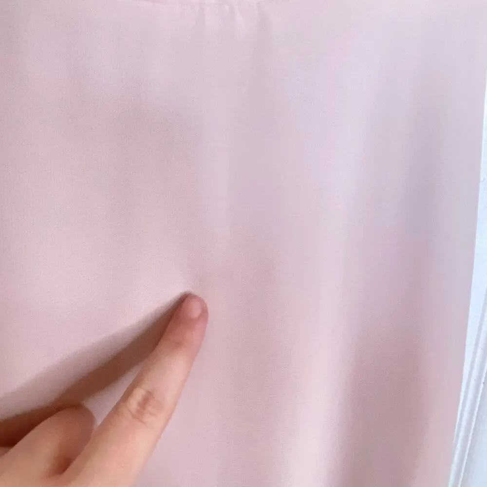 BIRDY GREY Devin Convertible Dress Chiffon Pale Blush Pink Size XS Bridesmaid - Image 9