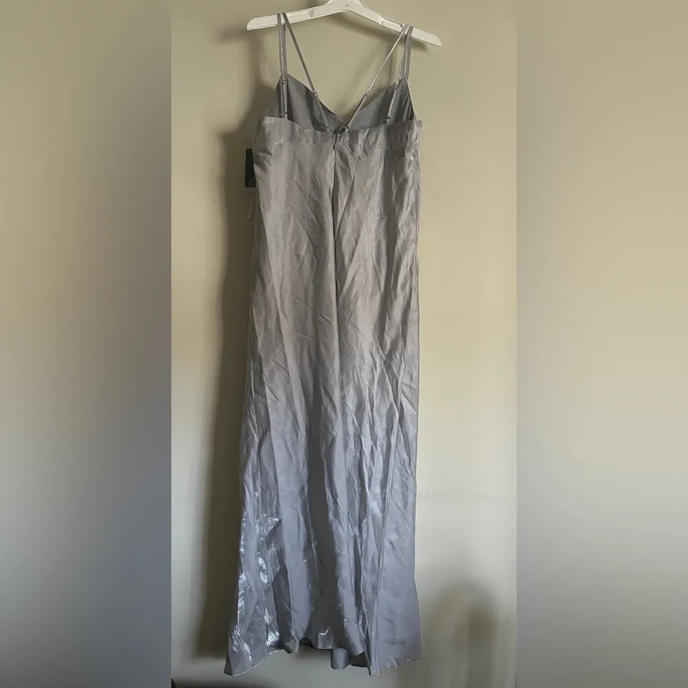 Women's Wild Fable Dress Maxi Slip Dress Iridescent Gray - Image 3