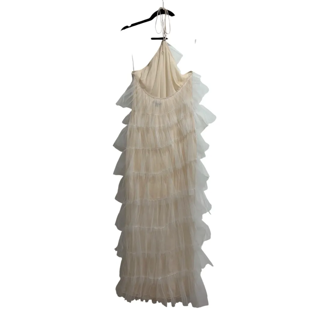 The Bar Henri Tiered Gown Blanc - Image 8