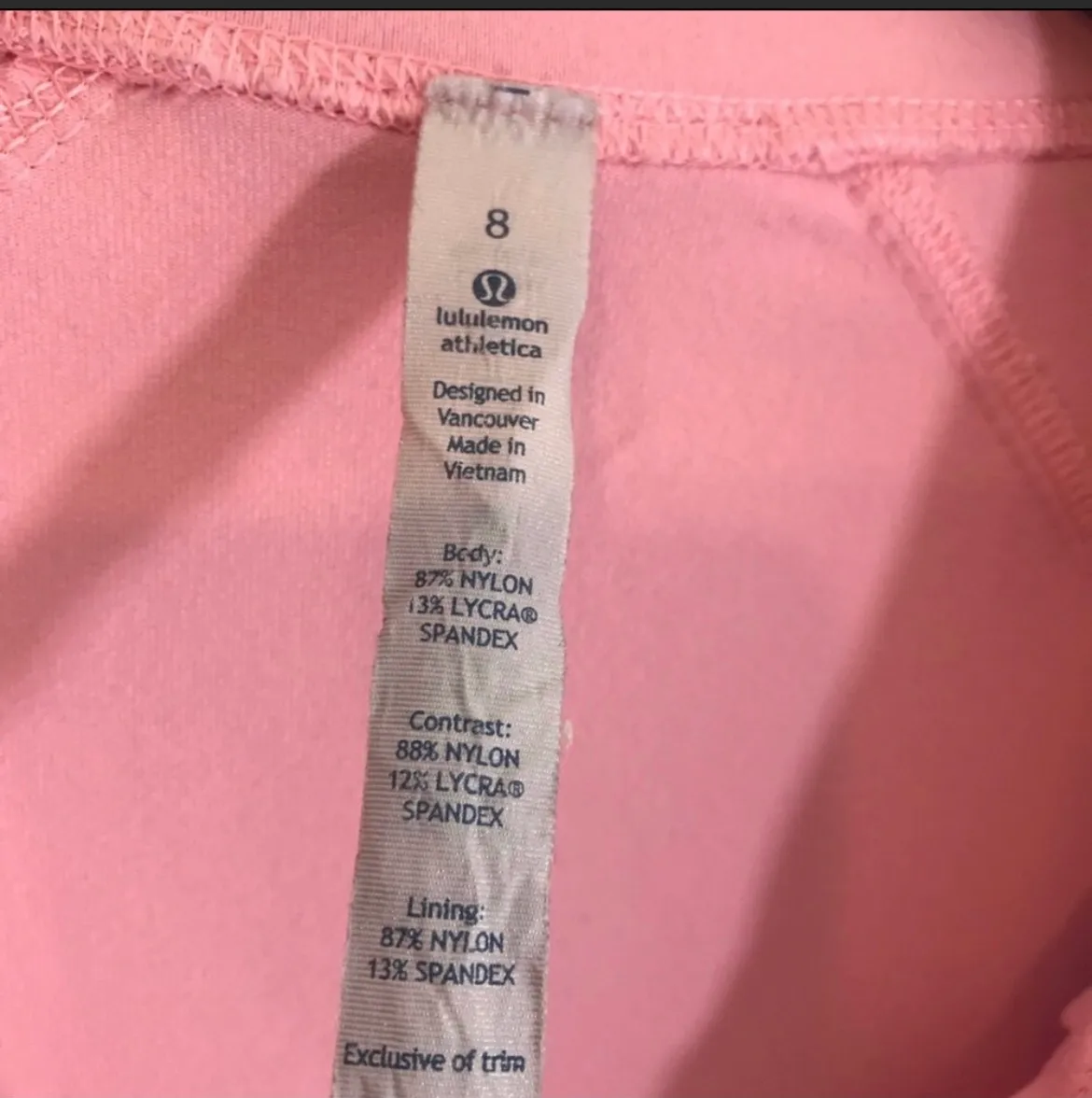 Lululemon Define Jacket Size 8 Miami Pink - Image 3