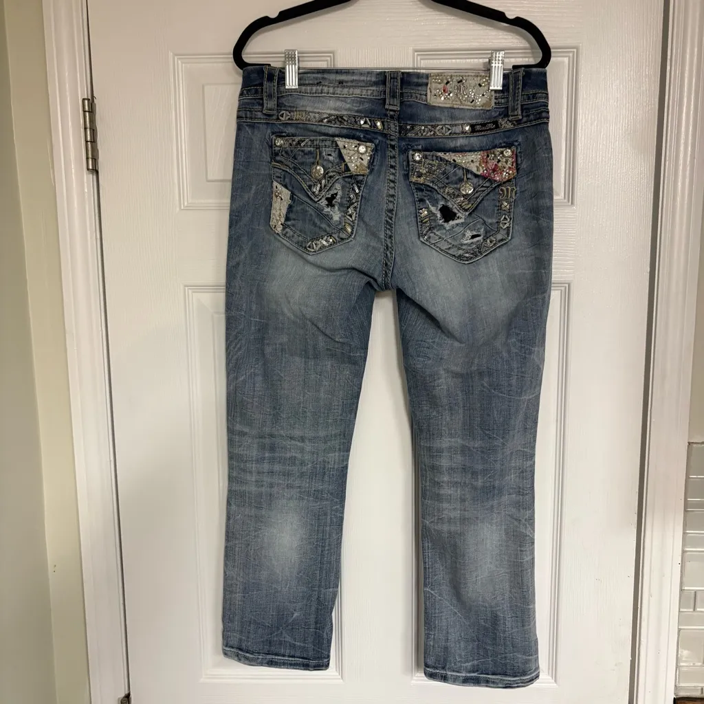 Miss Me‎ Denim Crops Size 27 - Image 3