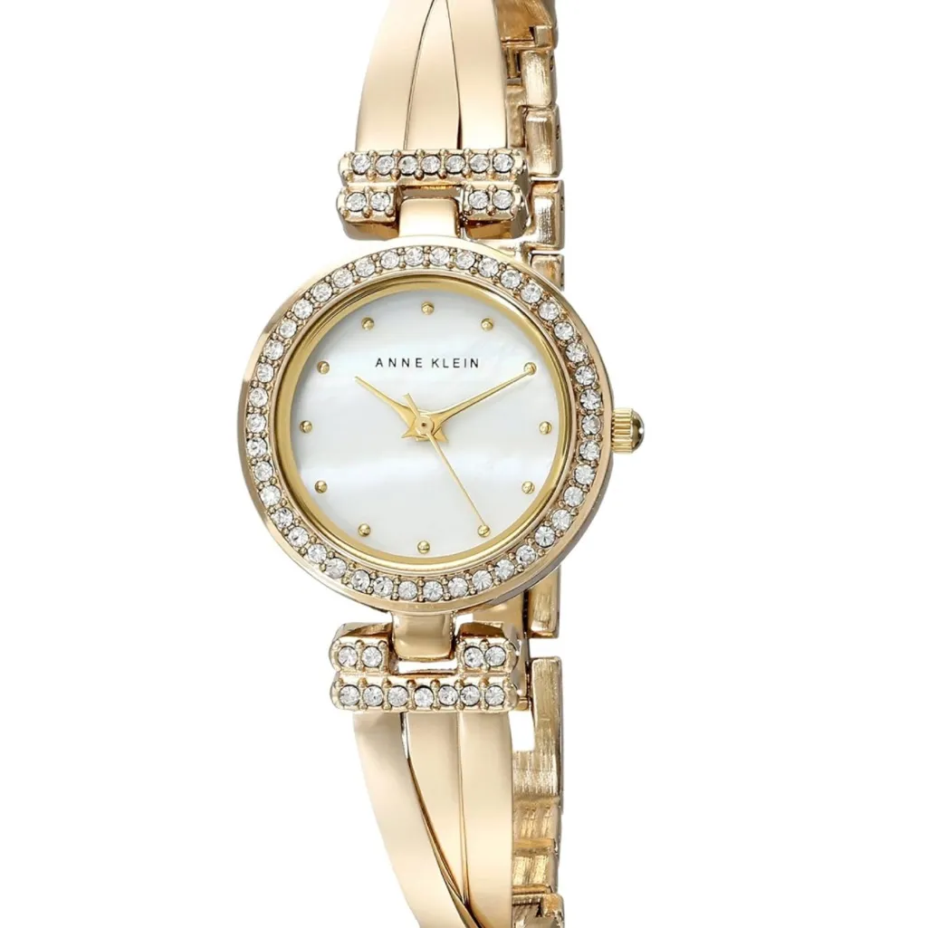 Anne Klein Gold Women's Watch and Bracelet Set - Image 4