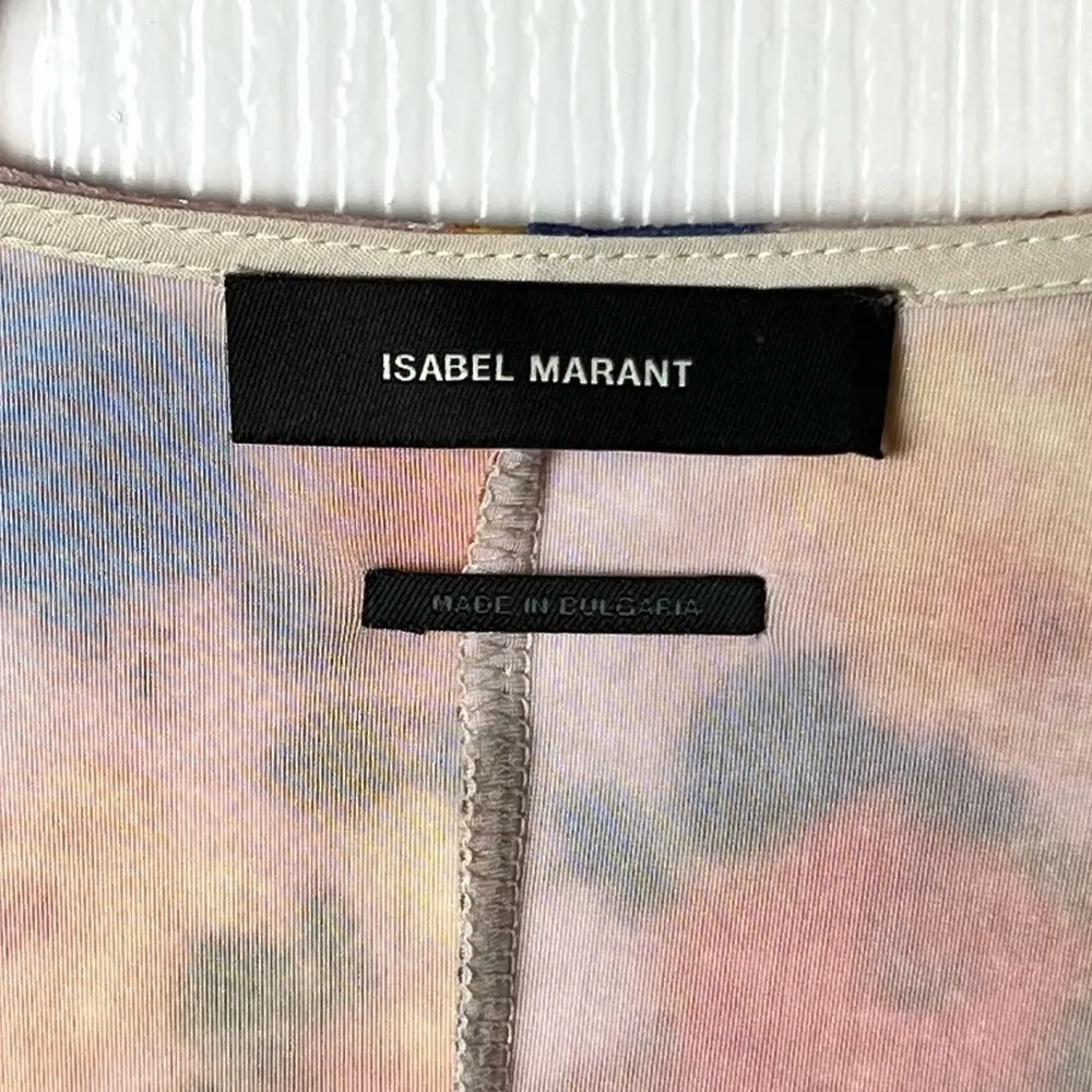 Isabel Marant Goji Printed Ruched Velvet Minidress 10 - Image 11