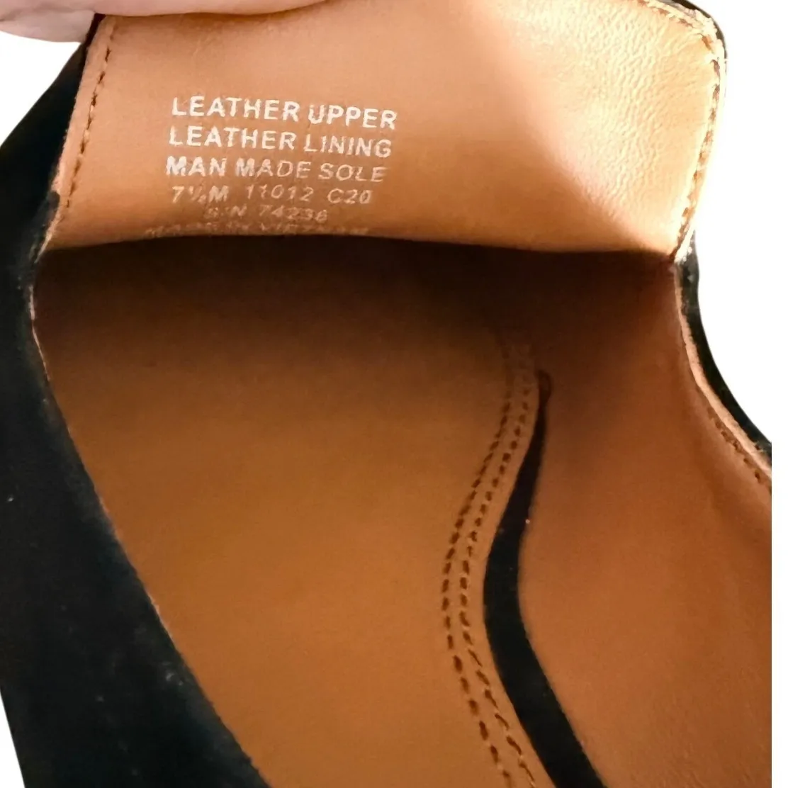 Tory Burch Black Suede Logo Loafers Women's Size 7.5 quiet luxury preppy design - Image 6