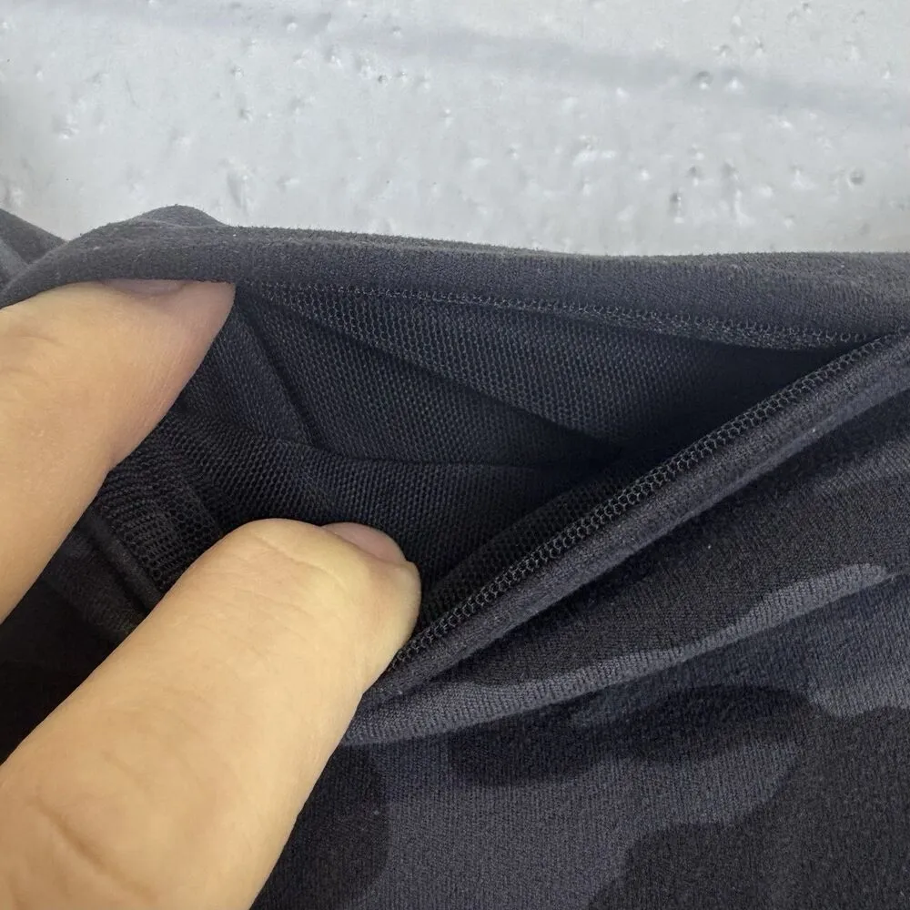 Athleta Elation Camo 7/8 Tight Athletic Leggings Size XS Black Gray Workout Yoga - Image 6