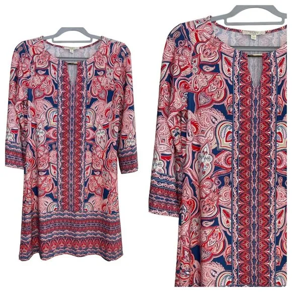 Haani Ladies Long Abstract 3/4 Sleeve - Image 2