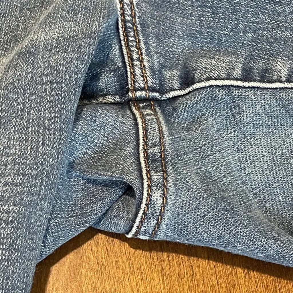 Abercrombie & Fitch Mid Rise Super Skinny Ankle Jeans Women's Size 16 SHORT - Image 9