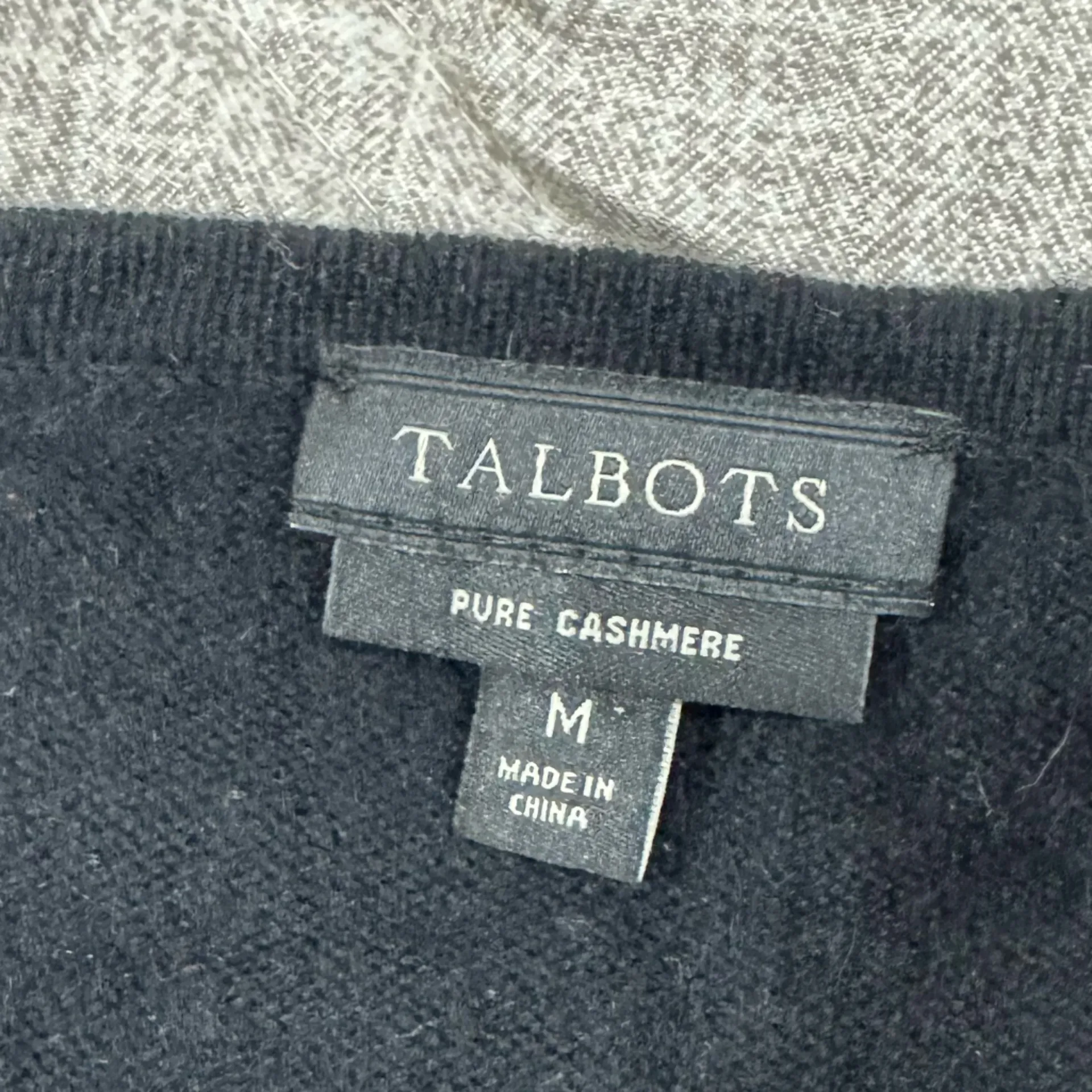 Talbots black 100% Cashmere Sweater medium - Image 5