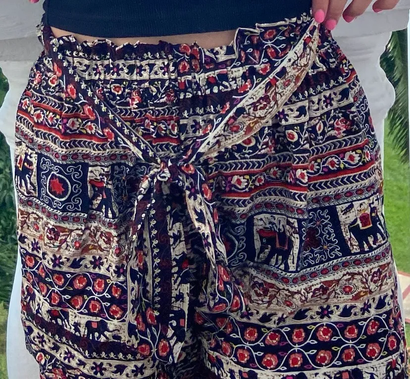 printed flowy shorts Multiple - Image 2