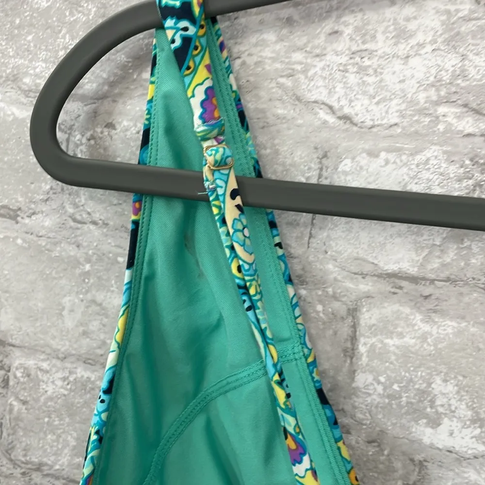 Laundry By Shelli Segal Teal Paisley Multi Way One Piece Swimsuit - Image 3