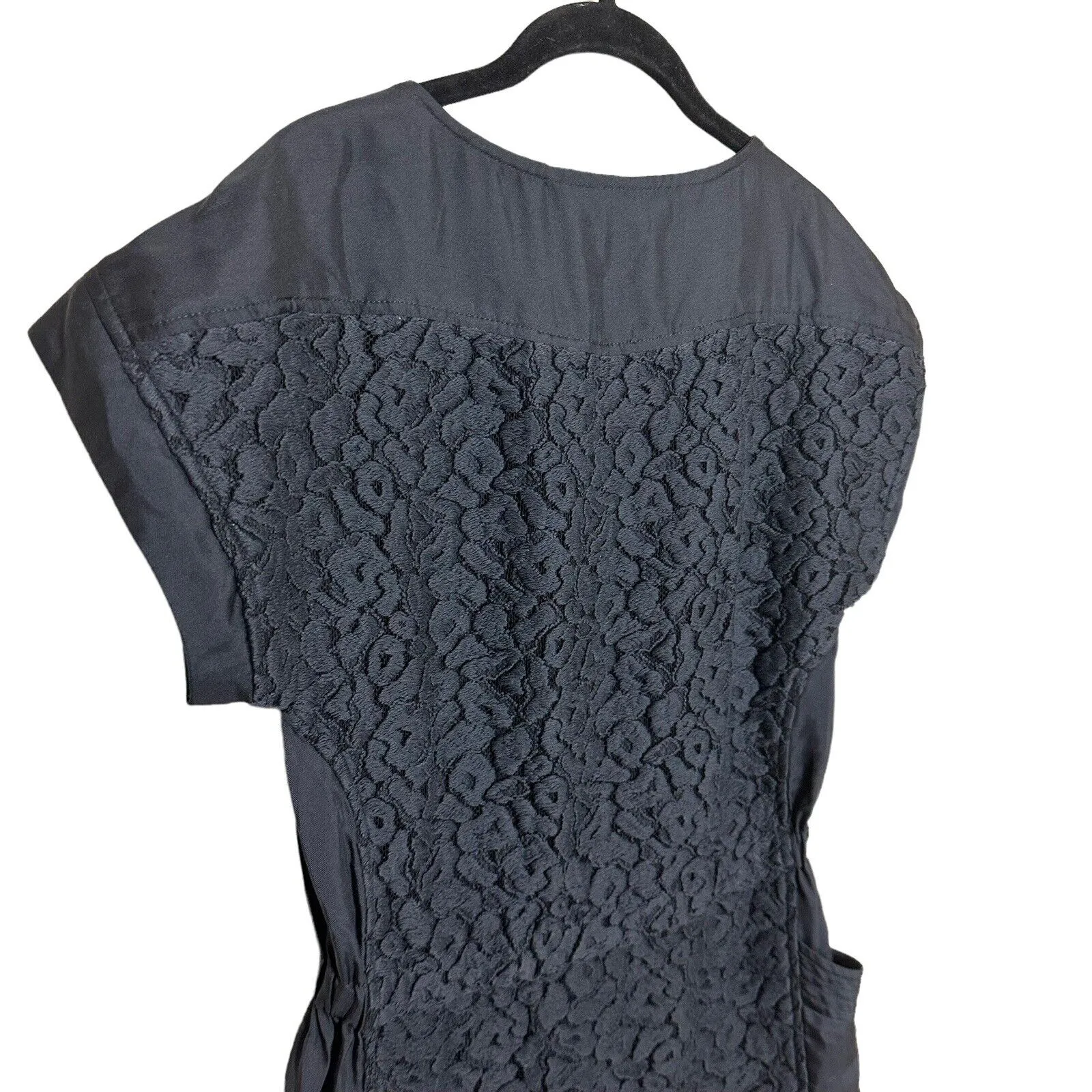 SEA New York Lace Mini Dress Black Size 0 - Image 8