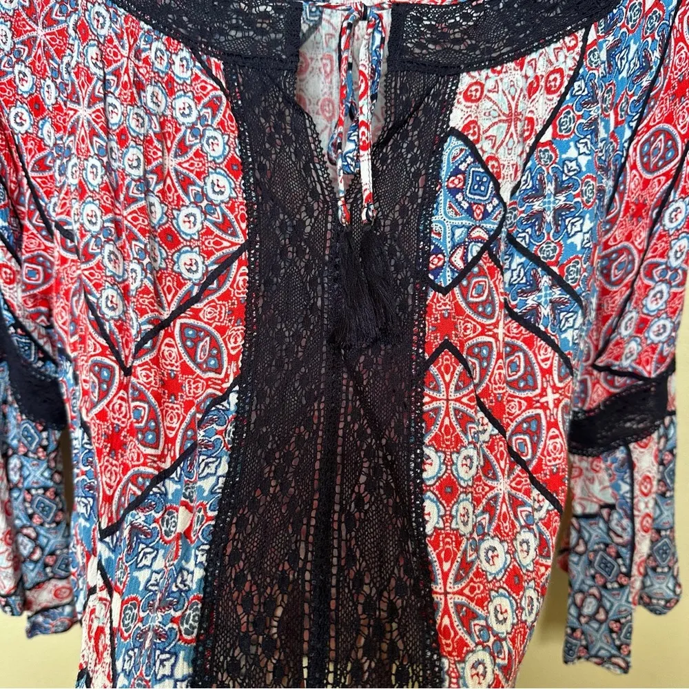 ❤️Jessica Simpson Peasant Style Blouse Medium EUC CLEARANCE - Image 2