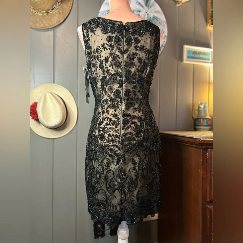 Vintage 90’s NWT PAPELL BOUTIQUE Evening Silk & Beadwork 6P - Image 11