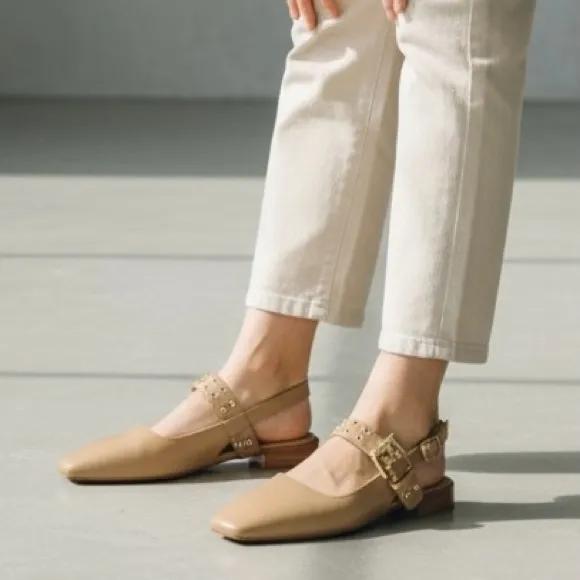 Rag and Bone 
Astra Slingback Flat - Warm Taupe Size US 6.5 (EU 36.5) - Image 3