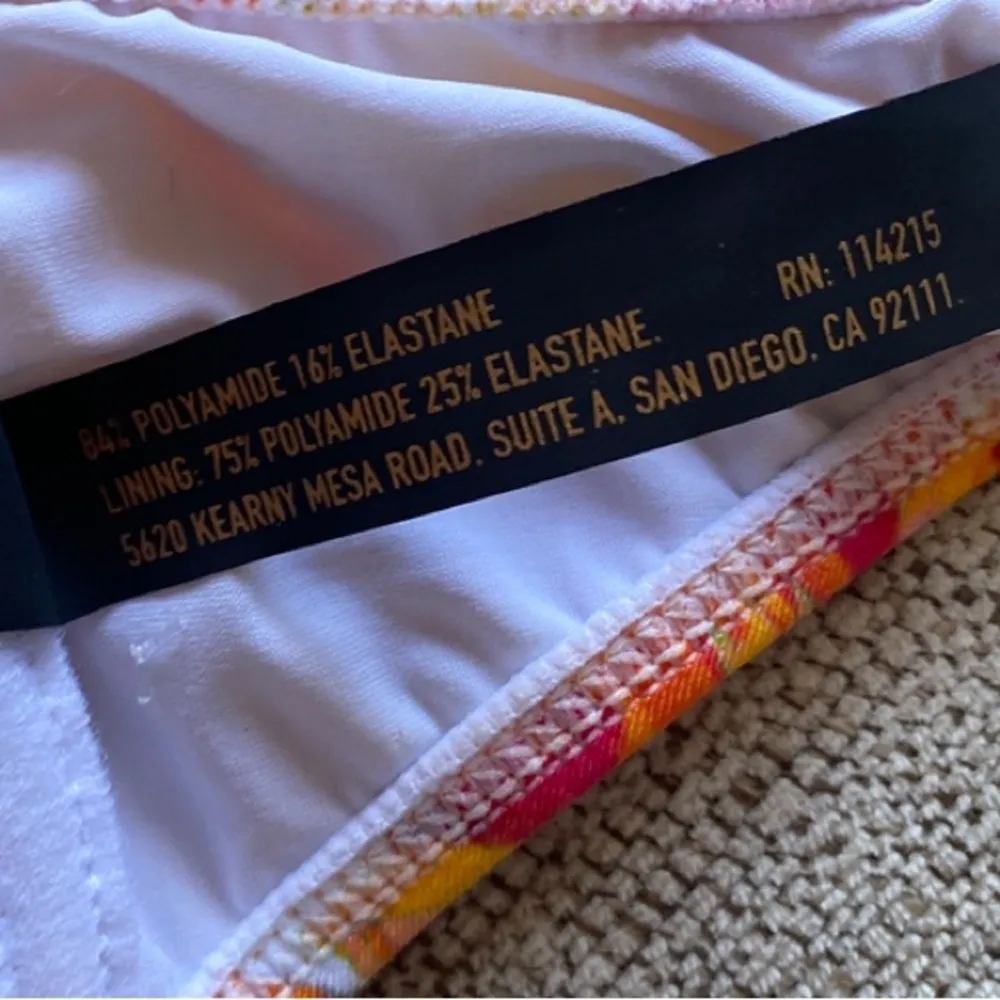 VIX Lowana Beta Bikini Top, Size Sz L Orange Size L - Image 5