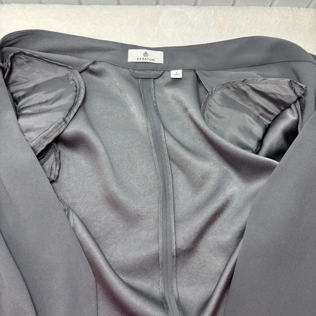Babaton Slate Gray Women's Blazer Size 2 - Image 5
