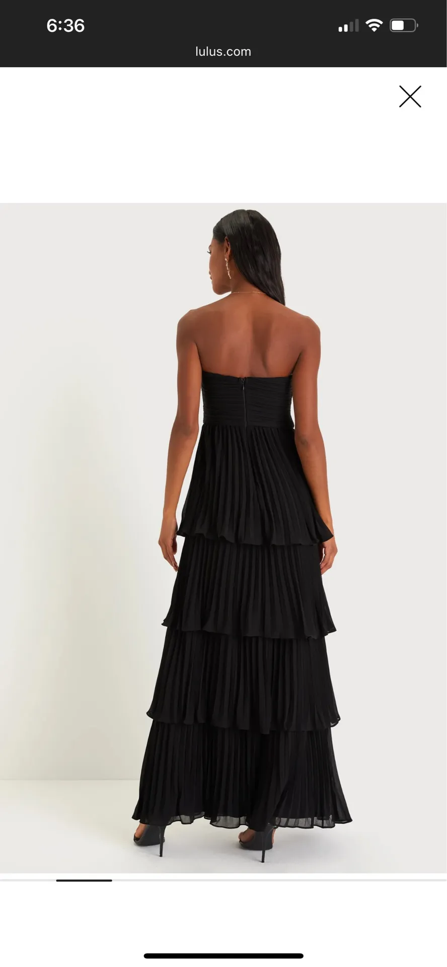 Lulus Dress Black - Image 2