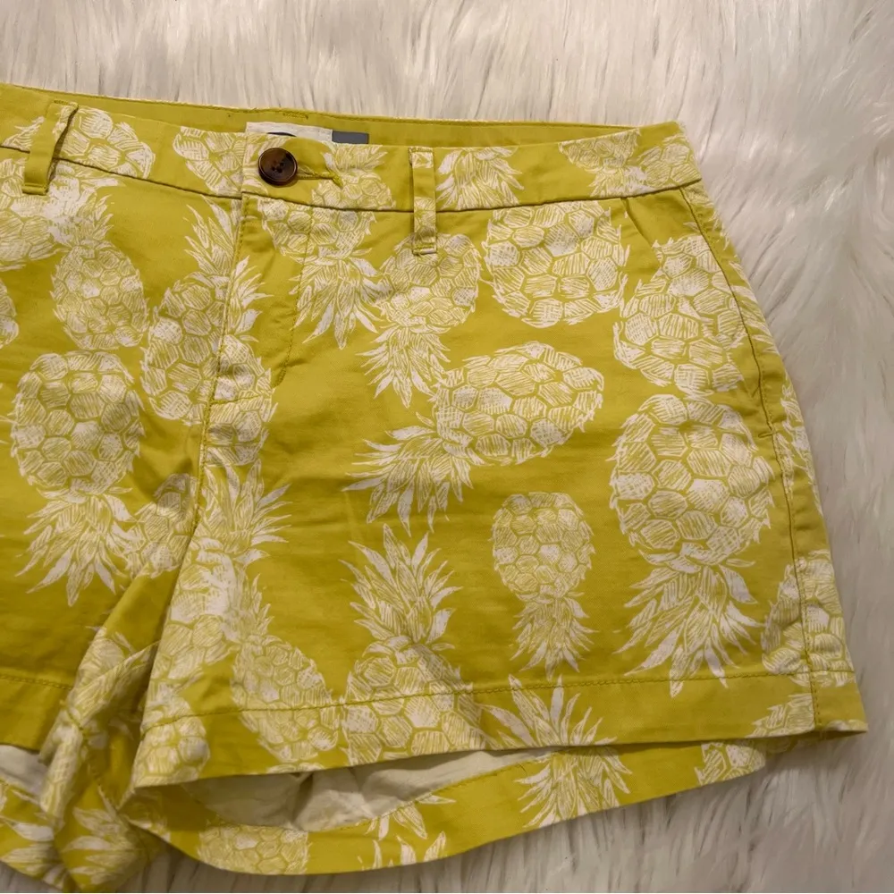 Old Navy Everyday Chino Short Lime Green Pineapples - Image 5