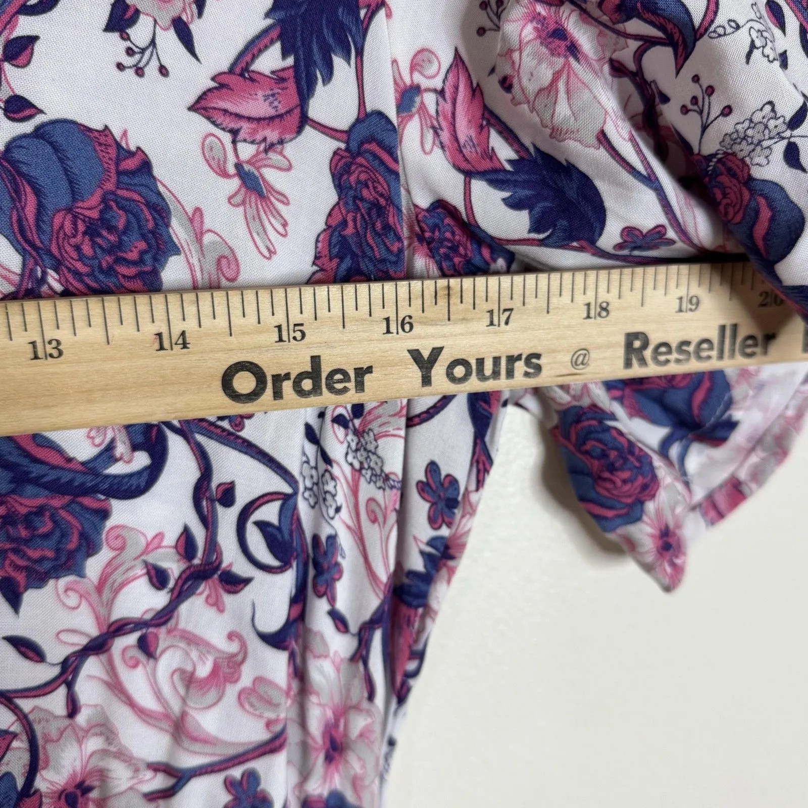 anthropologie sunday Mi Amor Dress Womens M Floral Crochet Lace Midi Tie Waist - Image 8