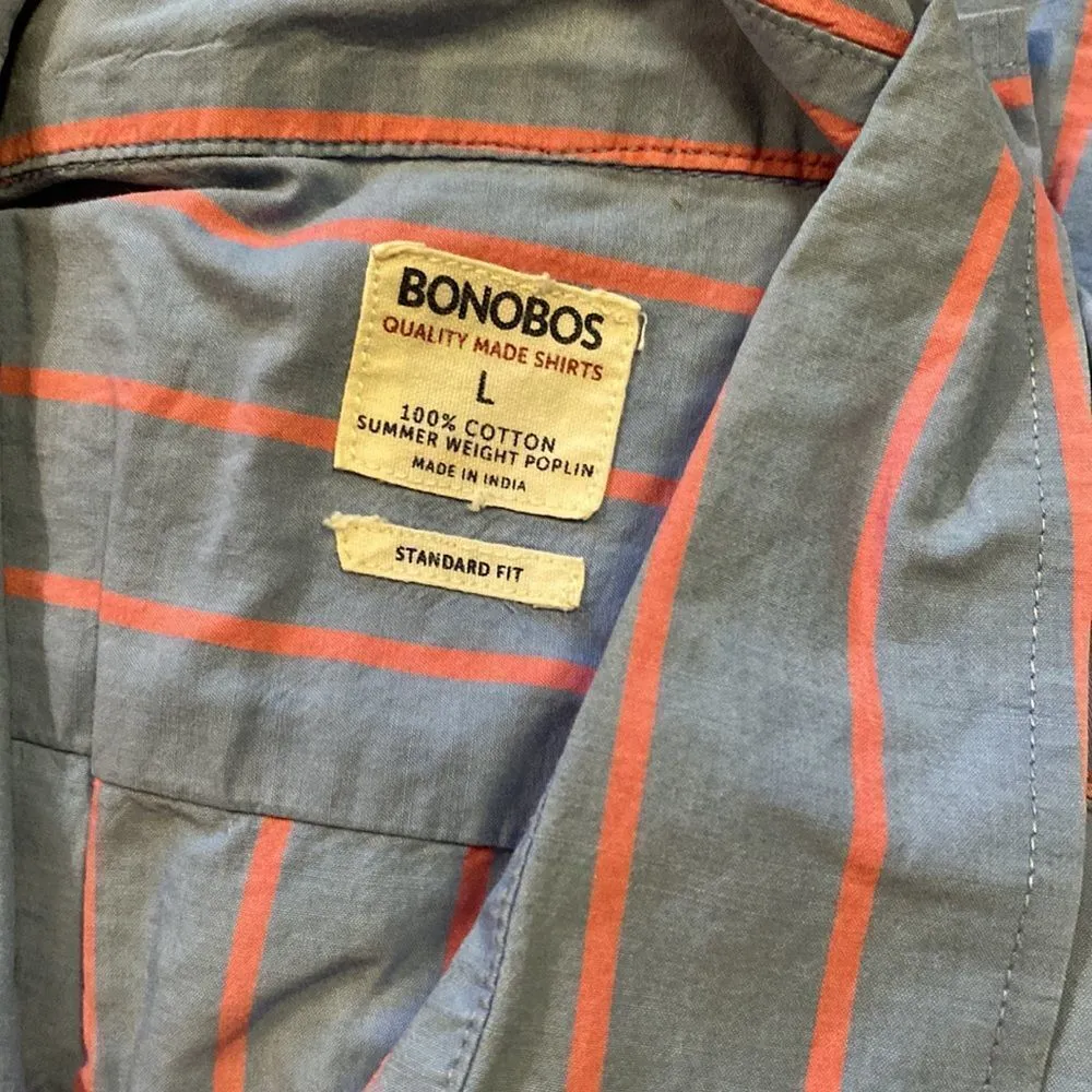 Bonobos button down L Purple Size L - Image 2