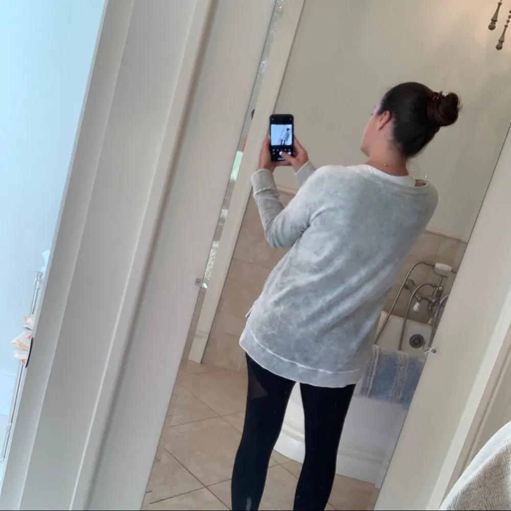 NWT BP Nordstrom Velour Split Neck Top M - Image 11