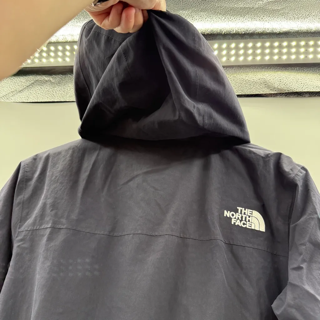 THE‎ NORTH FACE Arctic Parka Women’s Size Small Navy Down Hooded Jacket Warm 550 - Image 4