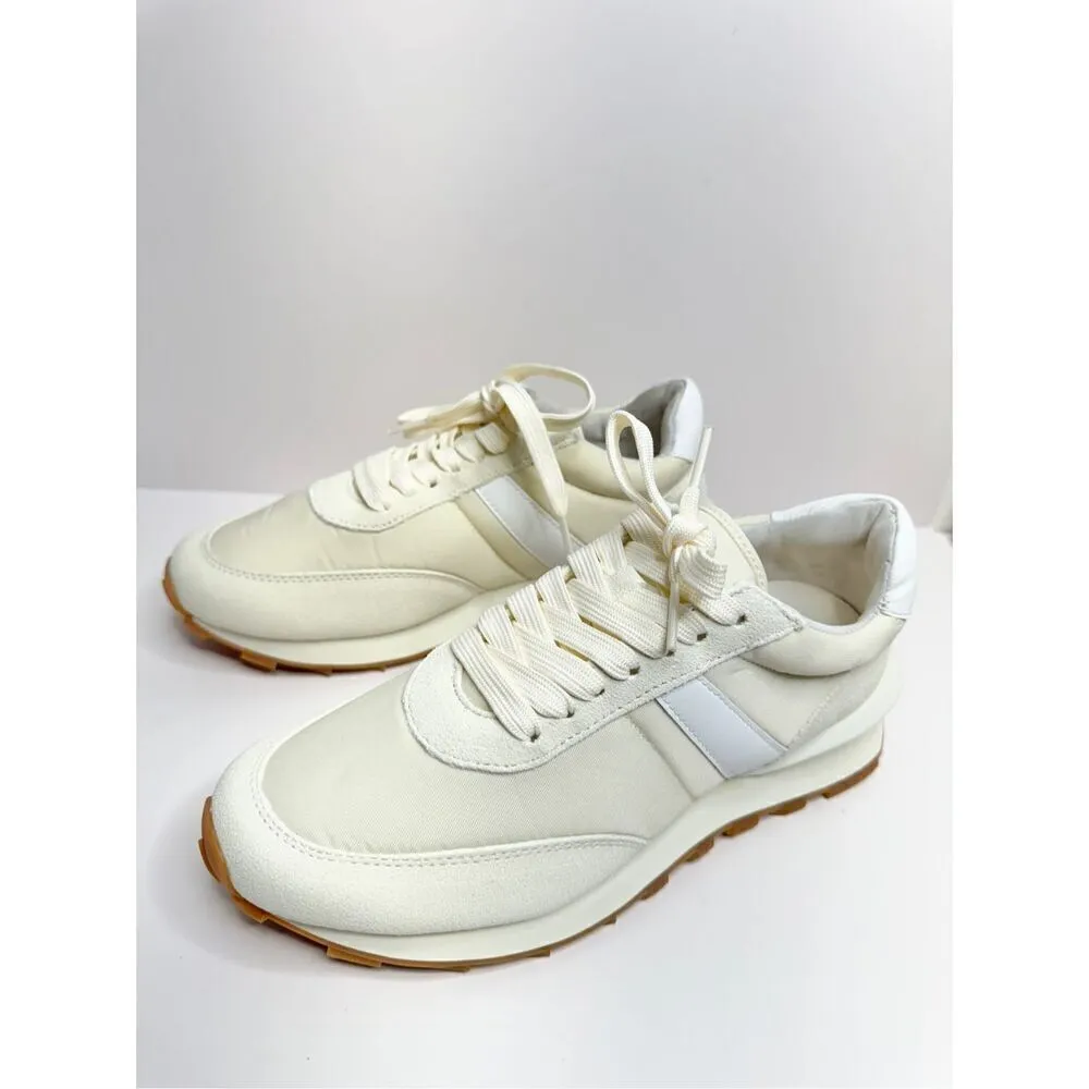 J/Slides Sneakers Size 9 Cream Leather Lifestyle Athletic and Training Shoes NEW - Image 7