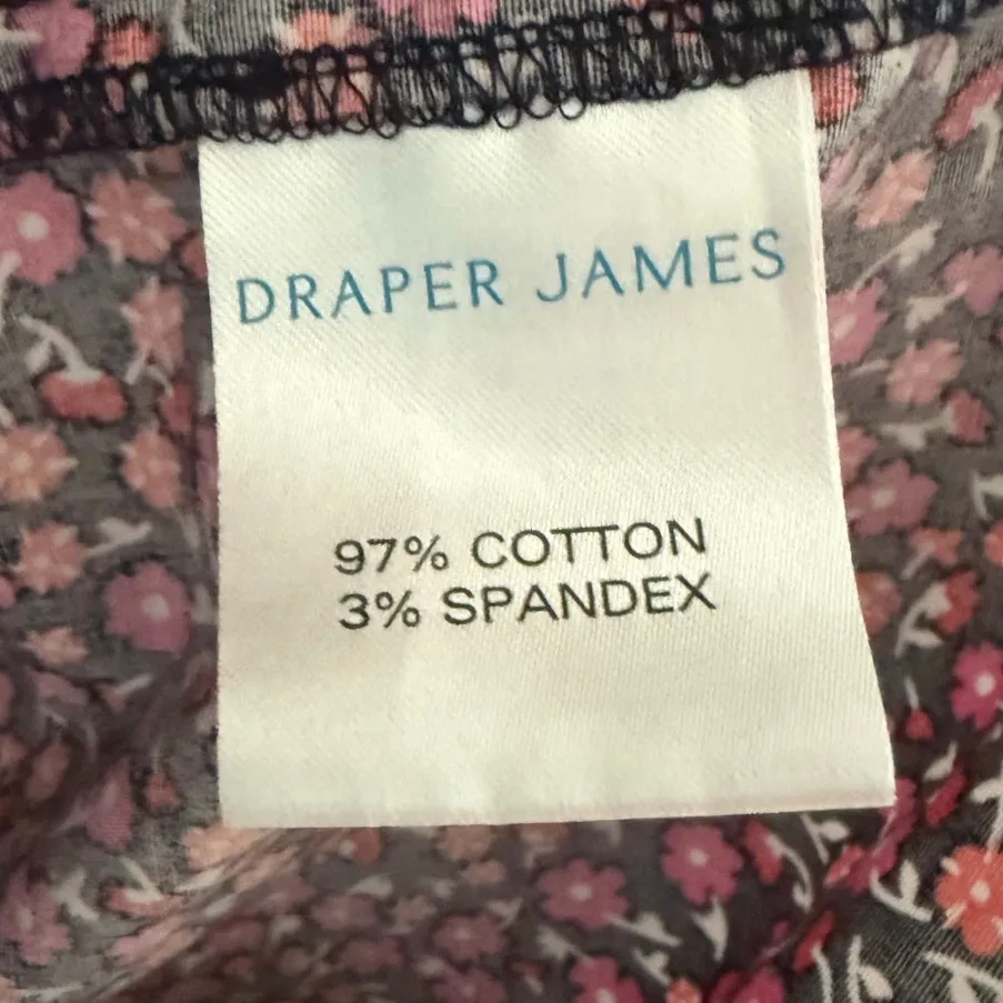 Draper James Off-The-Shoulder Sawyer Mini Dress‎ Ditsy Poppy Pockets Size XS - Image 8