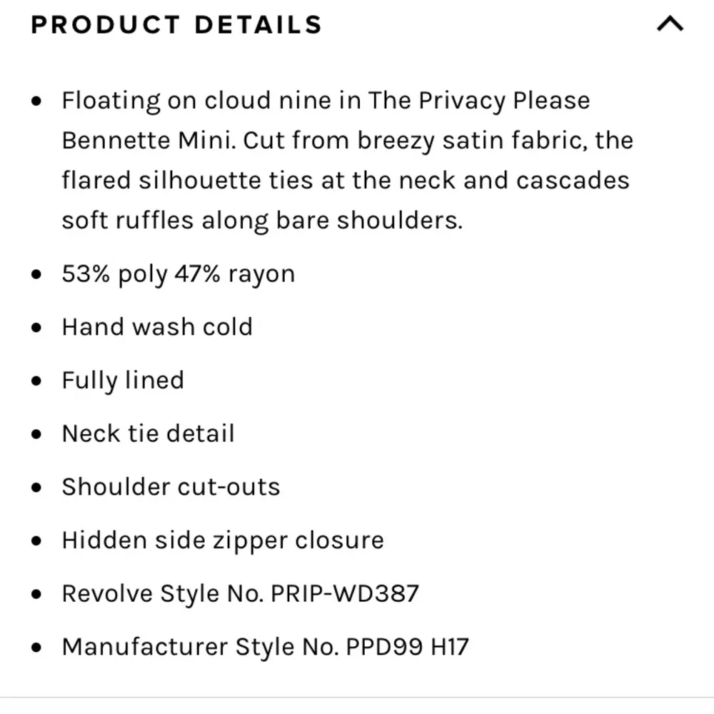 Privacy Please Bennette Mini Dress - Image 12