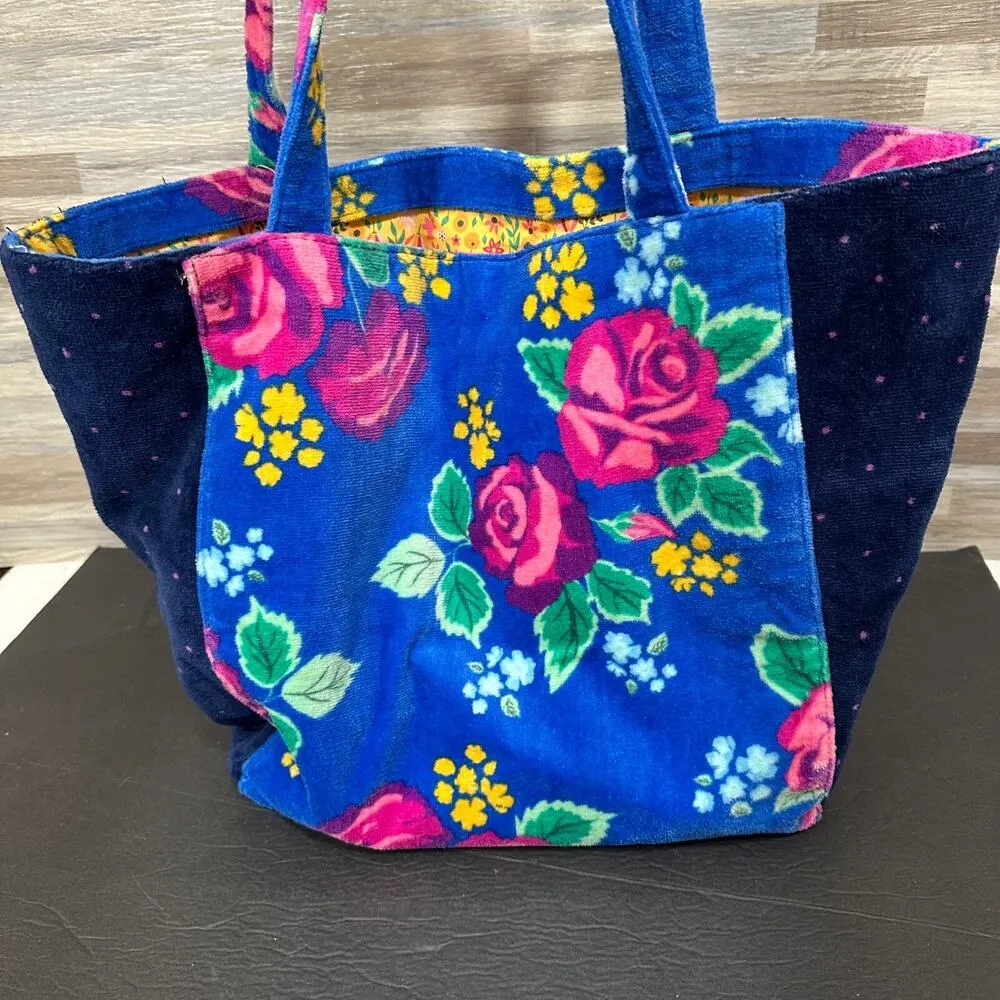 Matilda Jane Sweet Sunshine Tote Bag Flower Floral Terry Cloth Shoulder Purse - Image 5