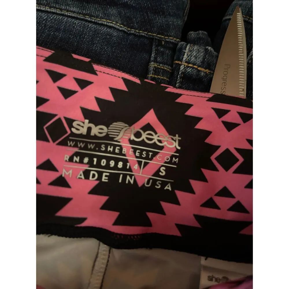 SheBeest riding/cycling shorts Pink - Image 3