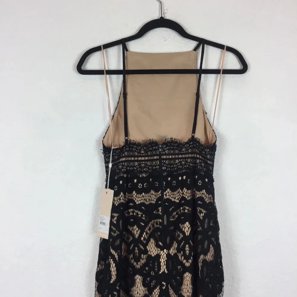 NWT Keepsake The Label Bridges Black Lace Overlay Bodycon Midi Dress XS - Image 15