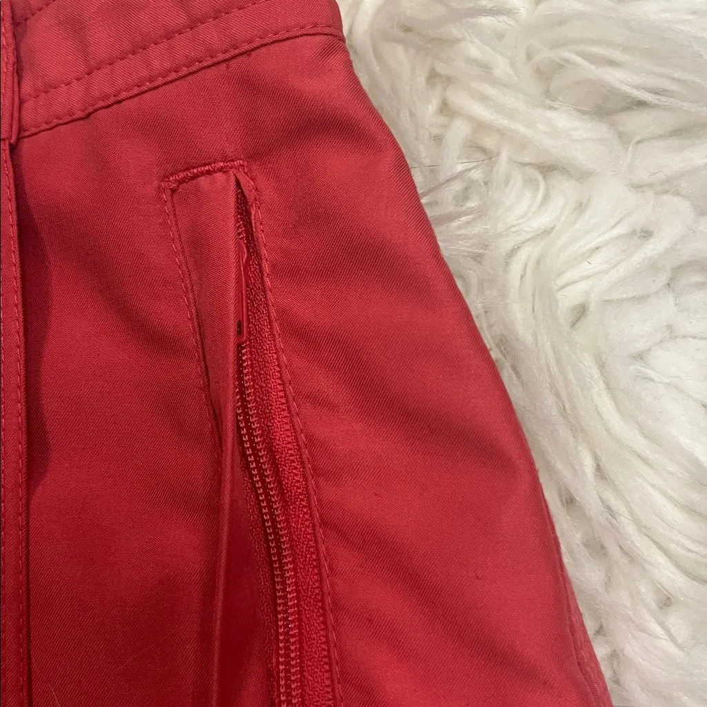 Aventura skirt skort with zipper pockets rosy red 12 - Image 5