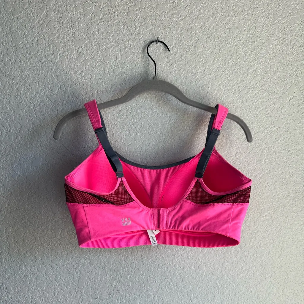 💖VSX Pink Full Support Sports Bra Size undefined - Image 4