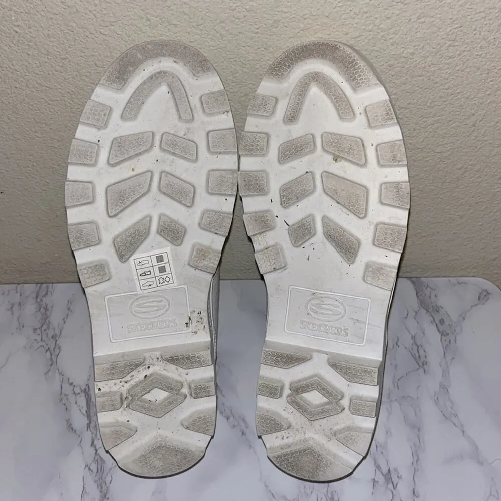 Skechers Womens Size 8 Sneaker White Chunky Sole Shoes Y2K Lug Trendy School - Image 10
