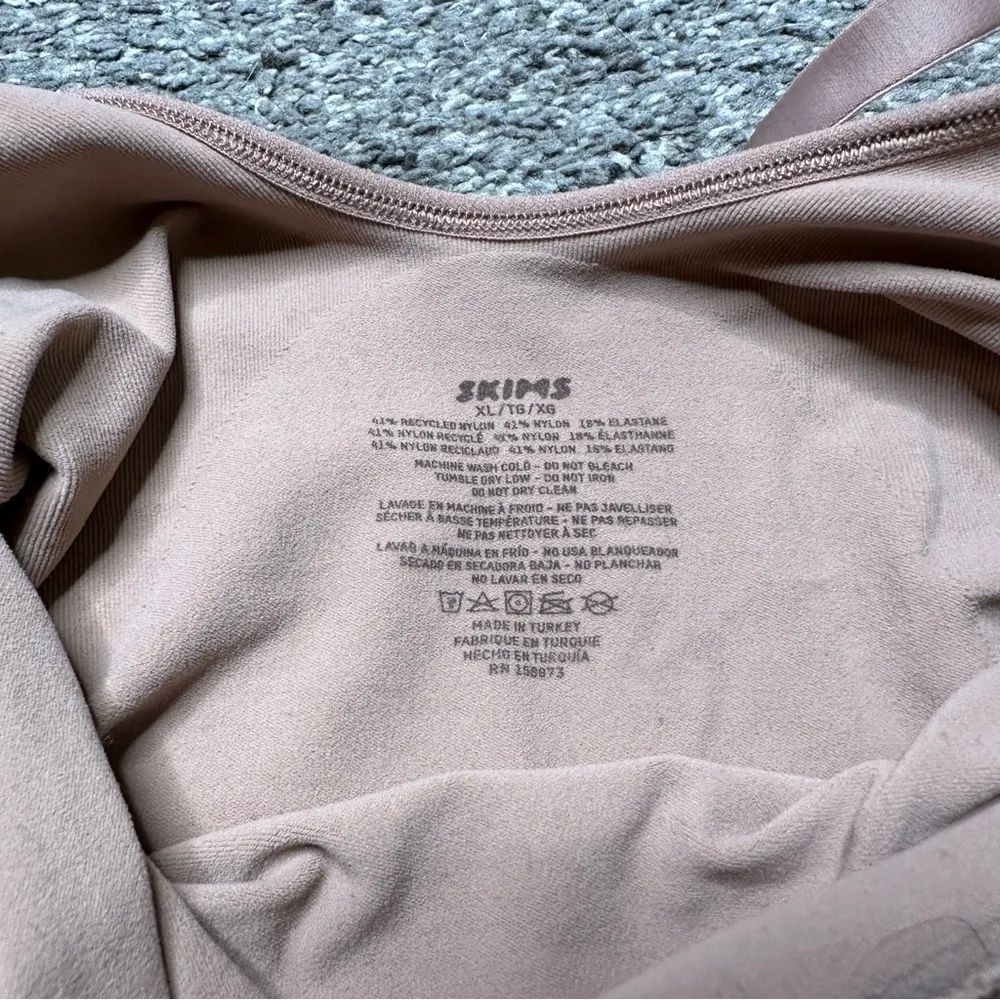 SKIMS Seamless Sculpt Mid Thigh Bodysuit in Sienna - Image 6