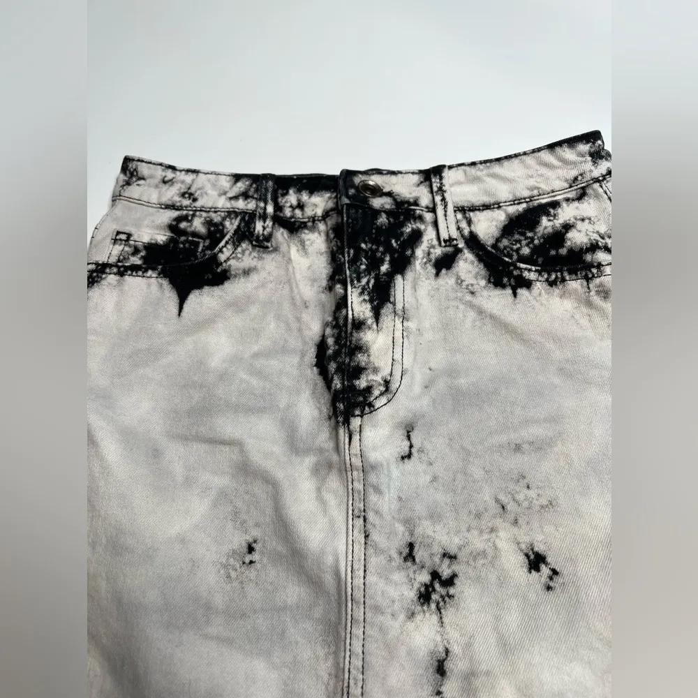 Zara tye dye denim skirt small - Image 6
