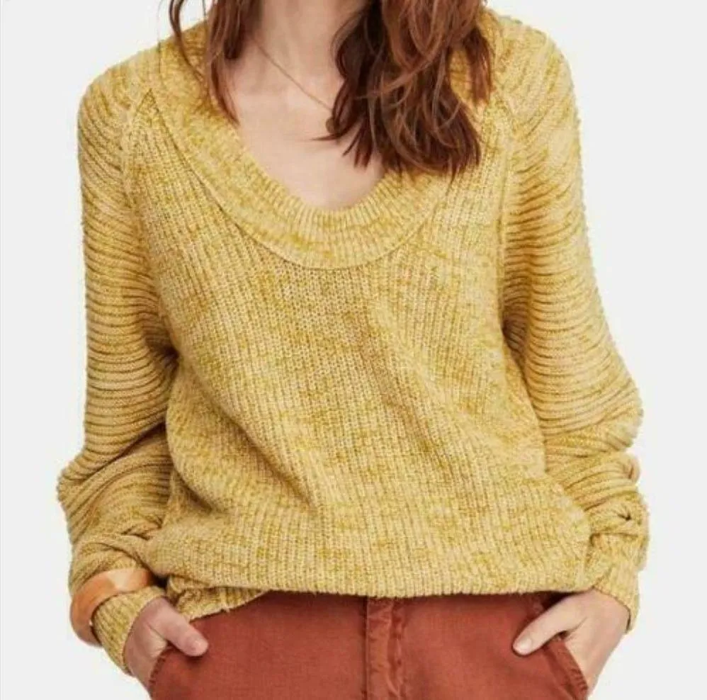 FREE PEOPLE - Sunday Scoop Oversized Longline Tunic Sweater Dress - Image 3