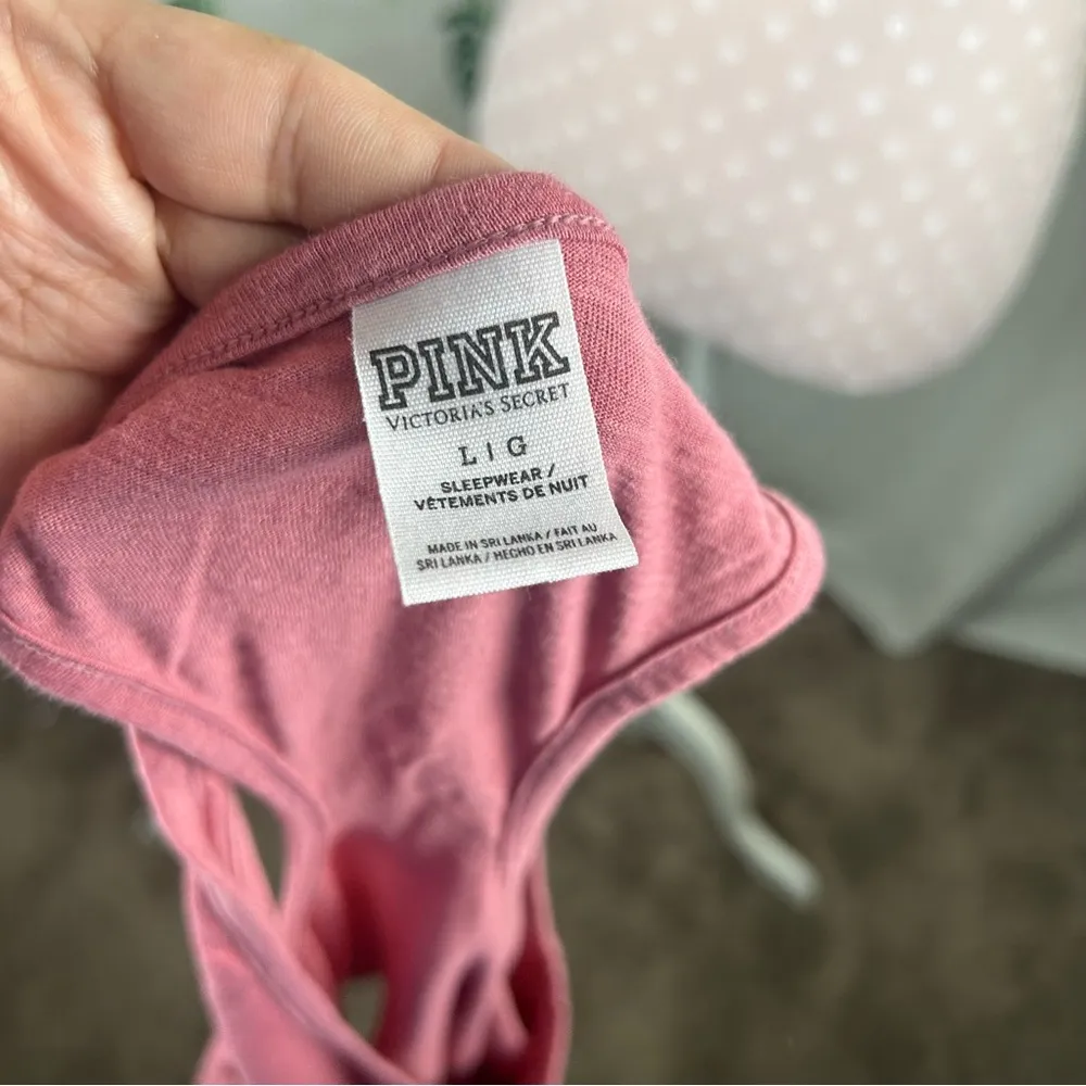PINK Victoria’s Secret Relaxed Racerback Tank Top B3 - Image 3