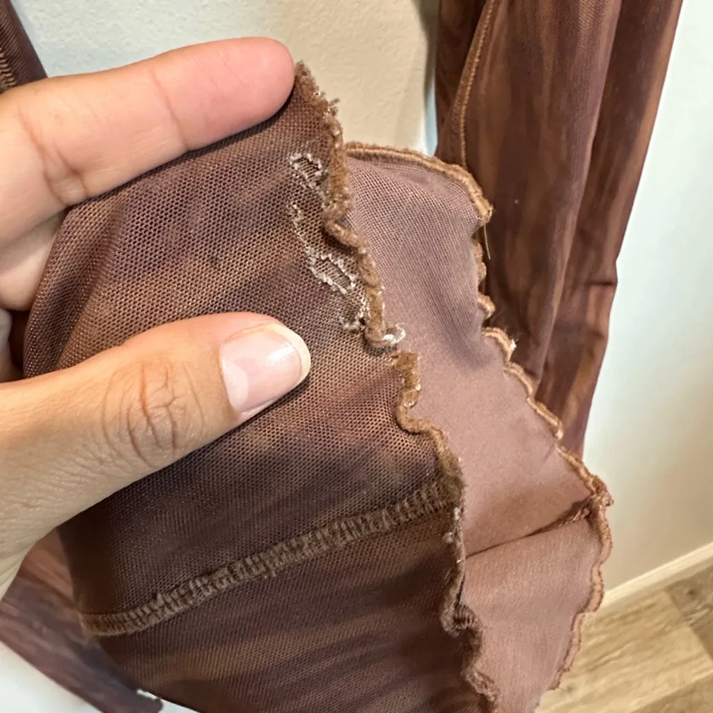 House of CB Chocolate Flare Pants - Image 5