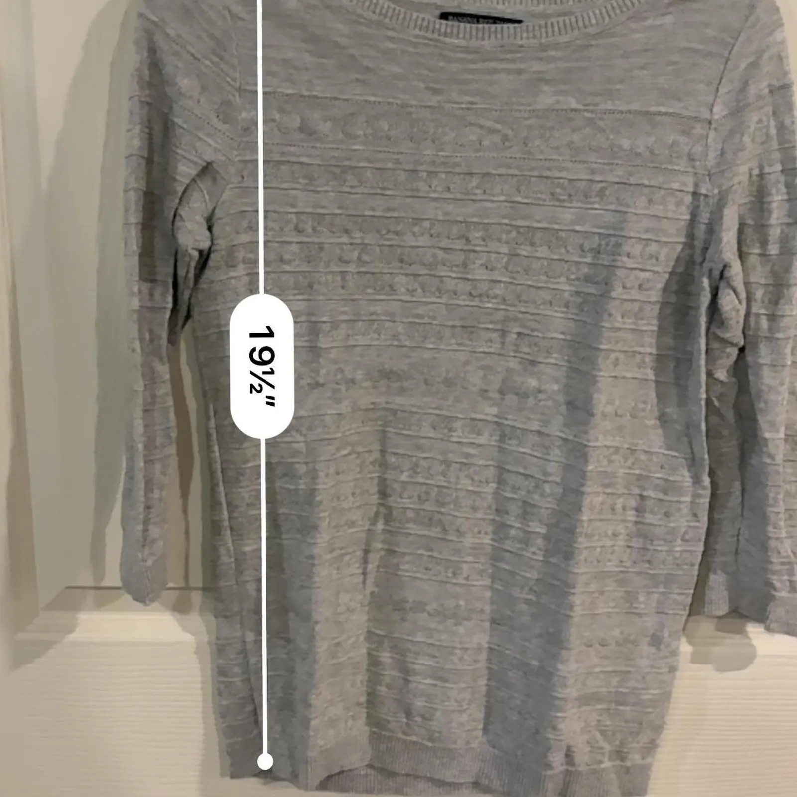 Grey banana republic sweater - Image 6