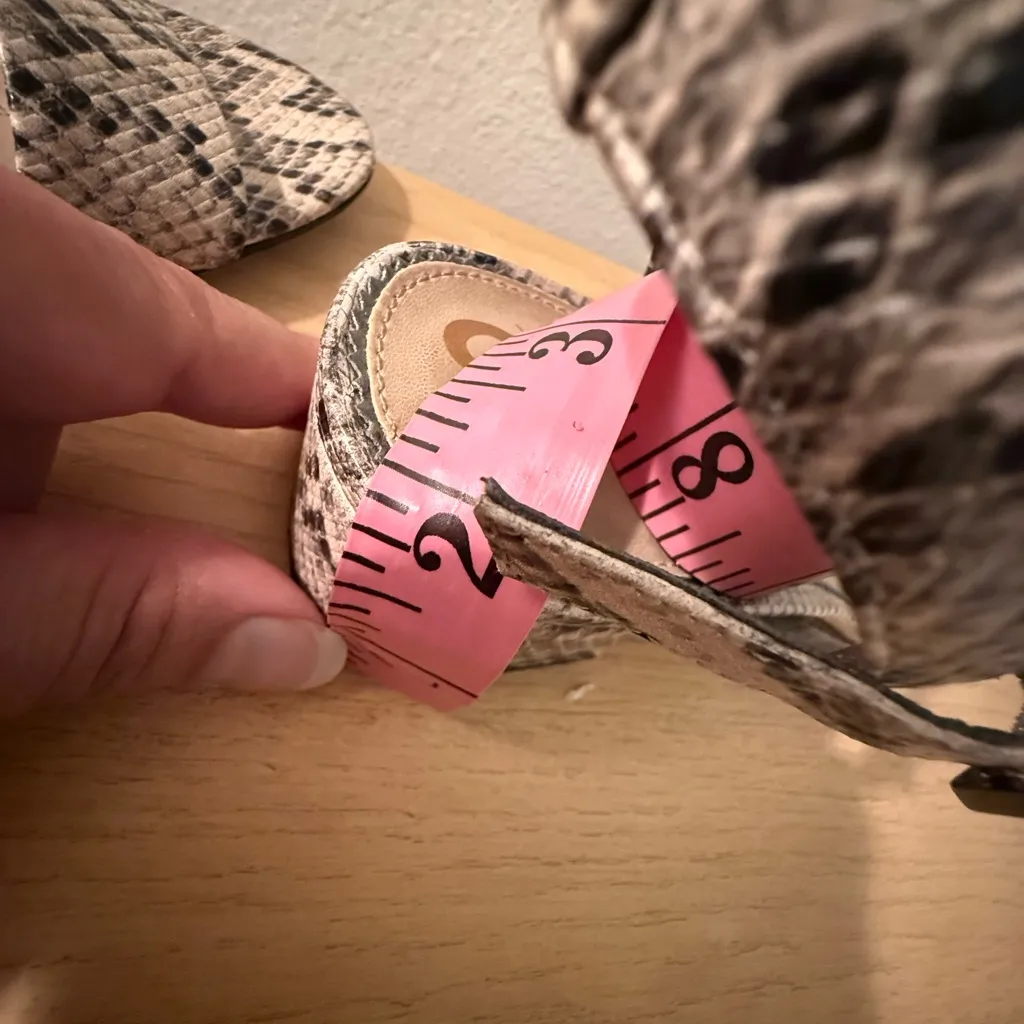 Circus by Sam Edelman Snakeskin Sandals - Image 7