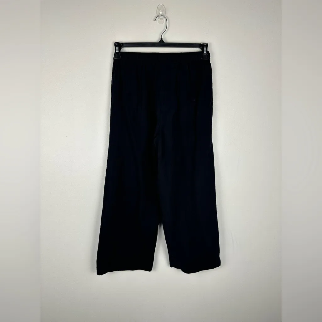 Little Moon Aritzia  AirPlush Cotton Sail Relaxed Wide Leg Cotton Pant Sz S - Image 6