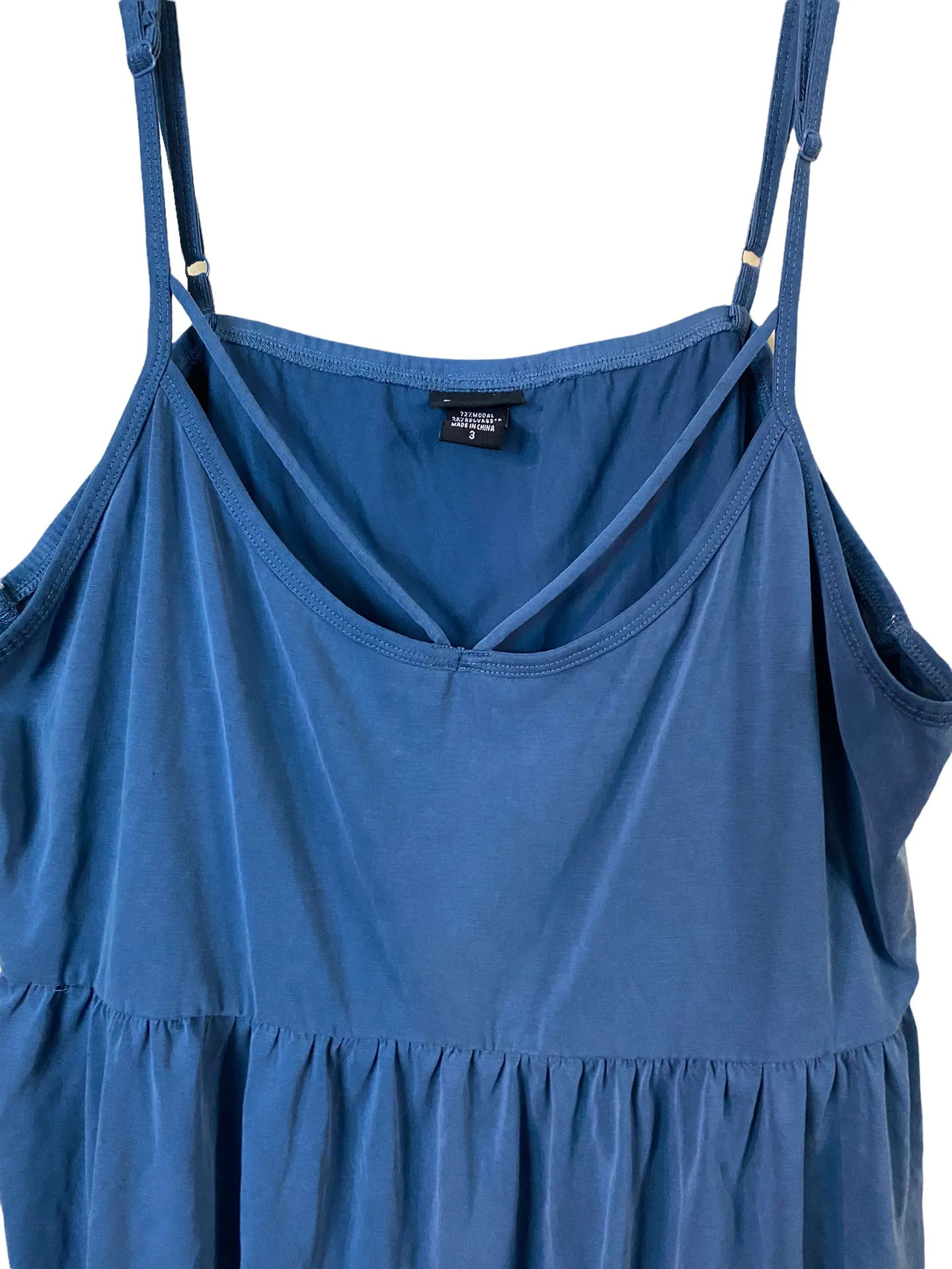 Blue Baby Doll Top Size 3X - Image 2