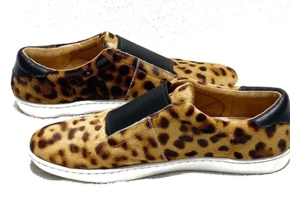 Nine West animal print leopard print calf hair upper slip on sneaker - Image 6