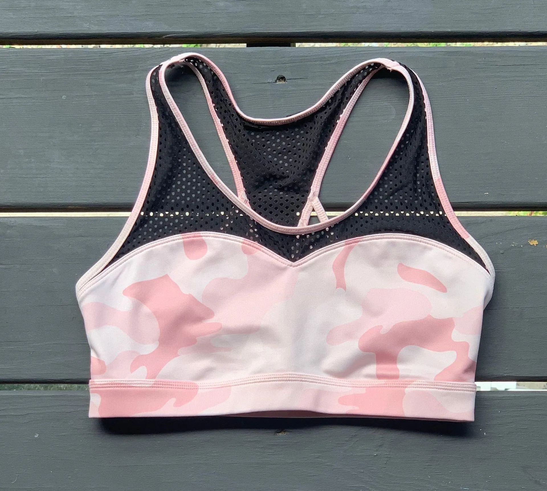 Pink Camo Sports Bra - Image 3
