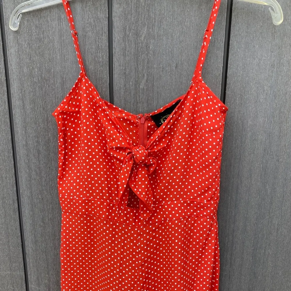 Blue Life Cropped Polka Dot‎ Jumpsuit - Image 11