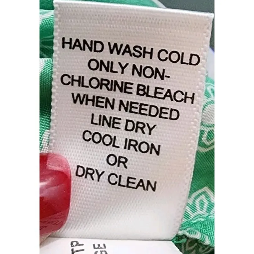 Banana‎ Republic Silk Halter Top Green White Print Sleeveless Blouse - Image 6