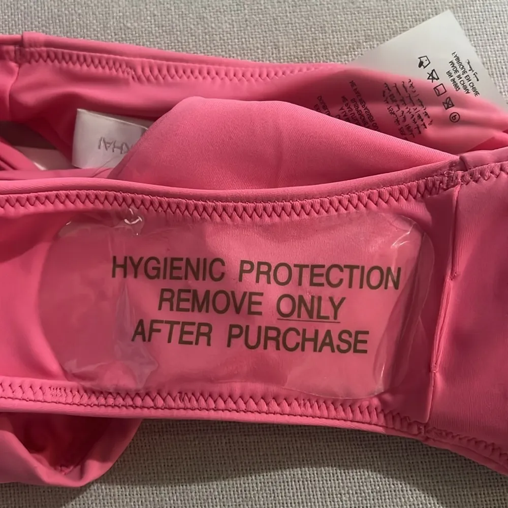 Jonathan Simkhai Emmalynn Bikini Bottom in Pink, Size M NEW w/Tag Pink Size M - Image 9